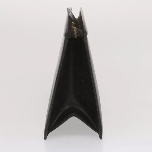 LOUIS VUITTON Epi Trousse Crete Clutch Bag Black M48402 LV Auth 68357 - Picture 6 of 14